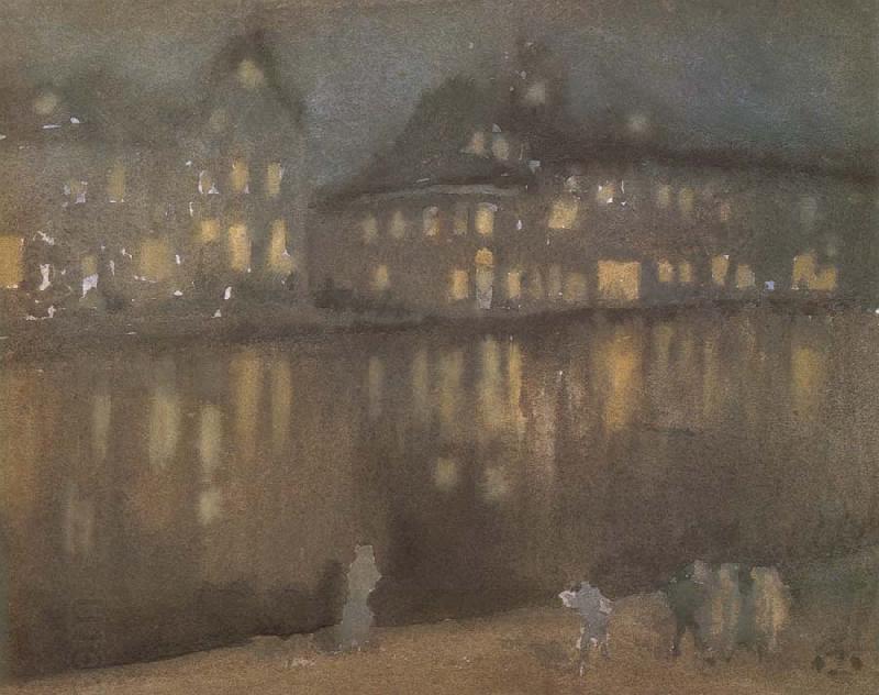 James Mcneill Whistler Grand Canal Amsterdam oil painting picture